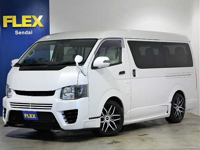 ★買取直販３型モデル★ハイエースW「GL」１０人乗り４WDフルエアロの内装アレンジ！