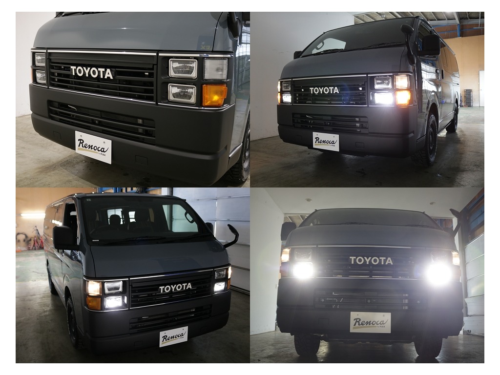 LEDヘッドライトになっているので夜間走行も安心して運転していただけます！！