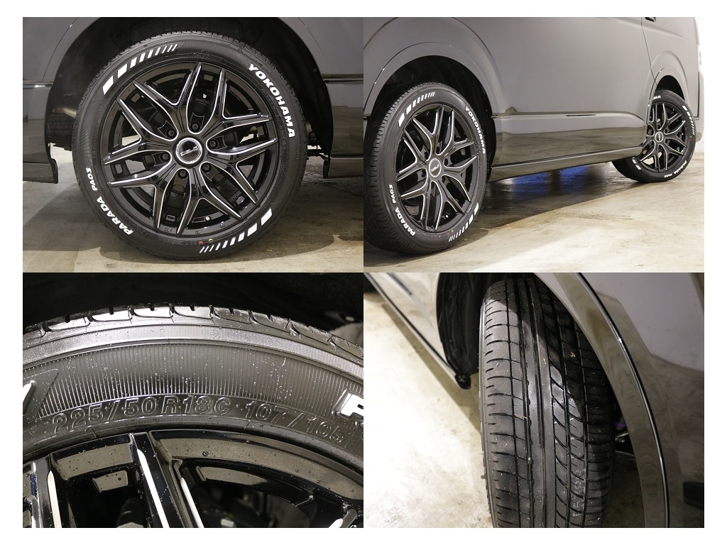 大人気のオリジナル　DELF01　１８インチ＆パラダタイヤ１７インチの組み合わせ相性ばっちりですね♪