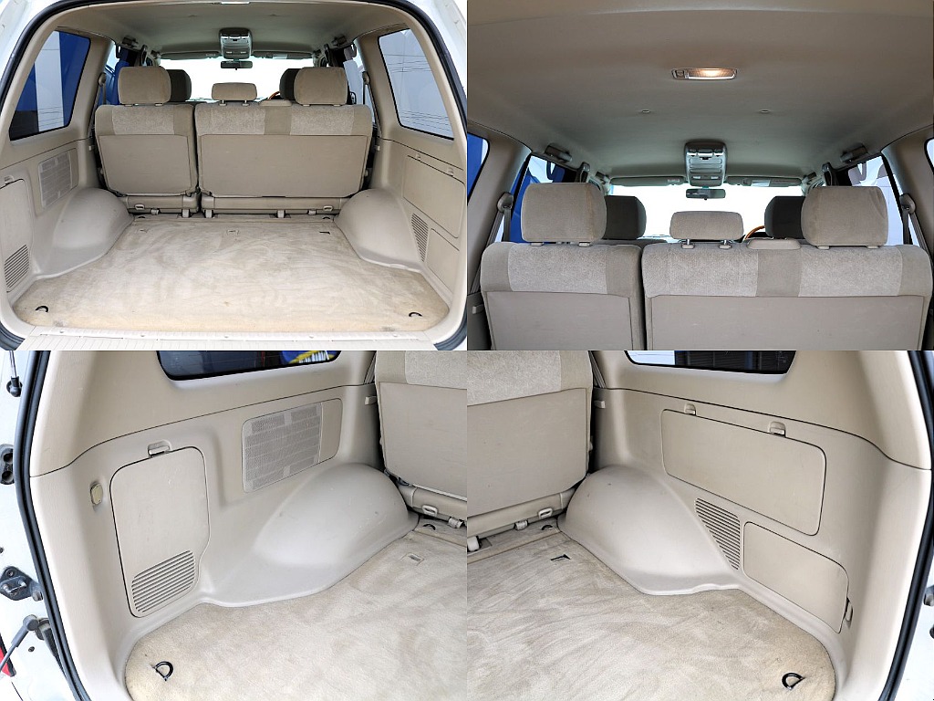 上下開きのリヤゲート！荷室部分の綺麗さもさることながら上下開きなので雨に濡れる事無く荷物を積んだりする事が可能です♪