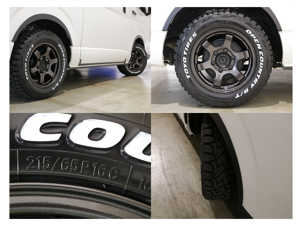 レイズアルミホイール＆オープンカントリー　RTタイヤとの相性もばっちりですね♪
