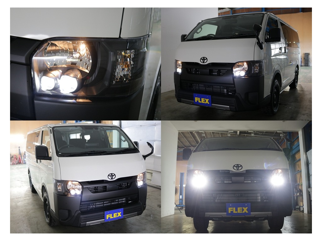 LEDヘットライト装着！！夜間など暗い道でも安心して運転していただけます！！