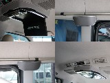 リアオートヒーター＆クーラー付！！　アルパインのフリップダウンモニターと後席にはサテライトスピーカも付いているのでドライブを楽しんでいただけます！！