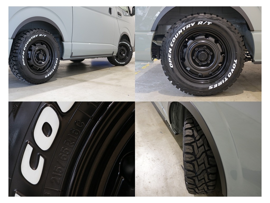 パウ１６インチ　アルミホイール＆オープンカントリー　RTタイヤが装備済み！！