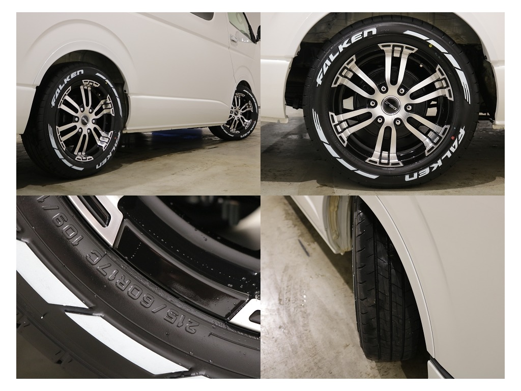 デルフ02　17インチアルミホイール＆FALKEN　17インチタイヤ装備済み！！