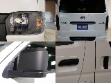 パールホワイトとの相性抜群のブラックエディション施工済でミラーやヘットライトなどメッキの部分がマットブラックになっております！！