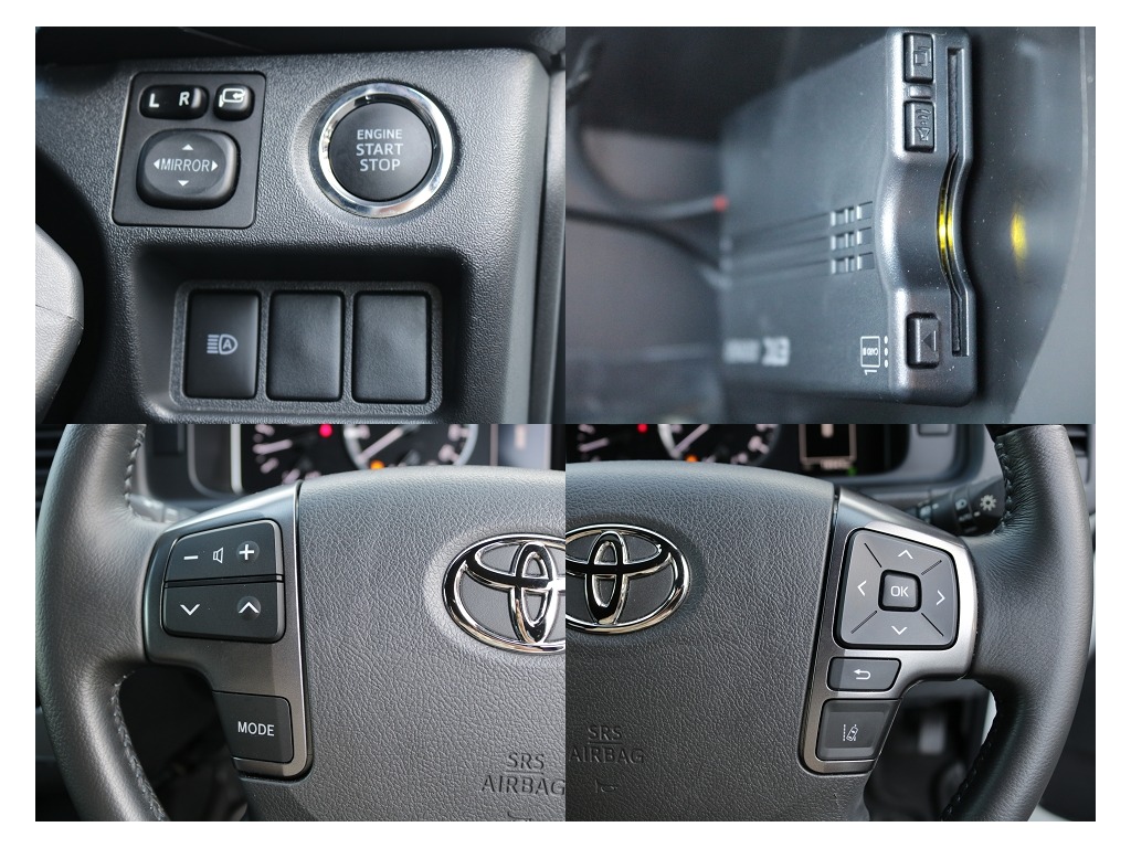 プッシュスタート・ETC・など車を乗るうえで欠かせない装備品が充実しております！！