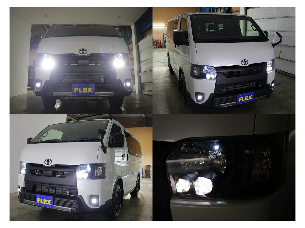 LEDヘットライト装備済み！！夜間なども明るく照らしてくれるので安心して運転していただけます！！