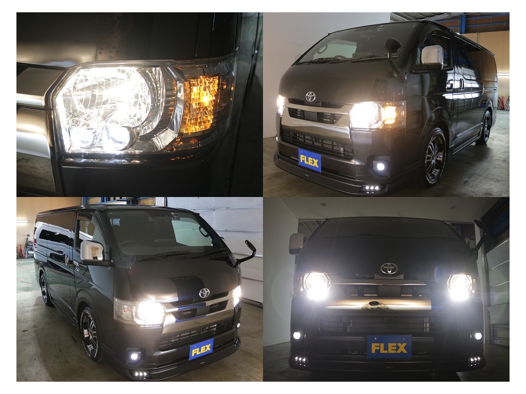 LEDヘットライトになっているので夜間走行も安心して運転していただけます！！