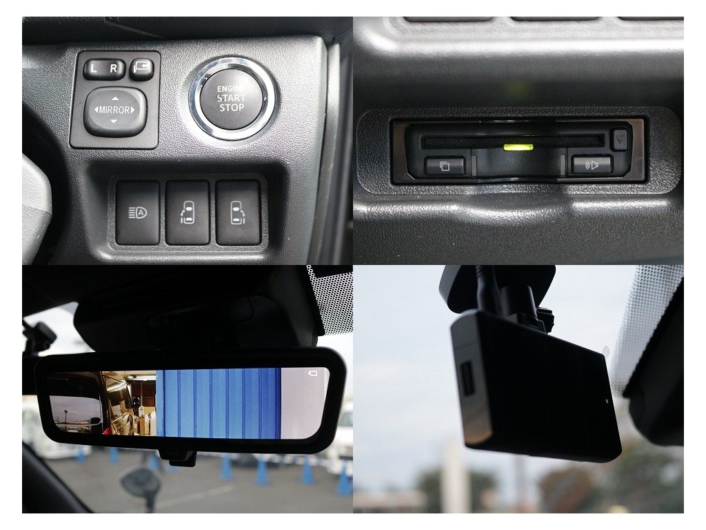 プッシュスタート・ETC・デジタルインナーミラーなど運転するうえで嬉しい装備が充実しております♪