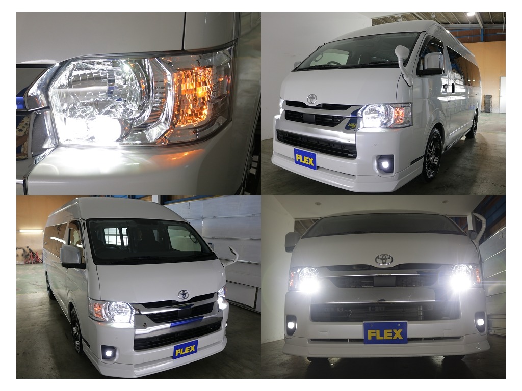 LEDヘットライト付きで暗い道などでも明るく照らしてくれるので安心して運転していただけます♪