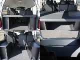 ベットキットも装備してありますので車中泊や休憩の時などに使えるスペースもできます♪