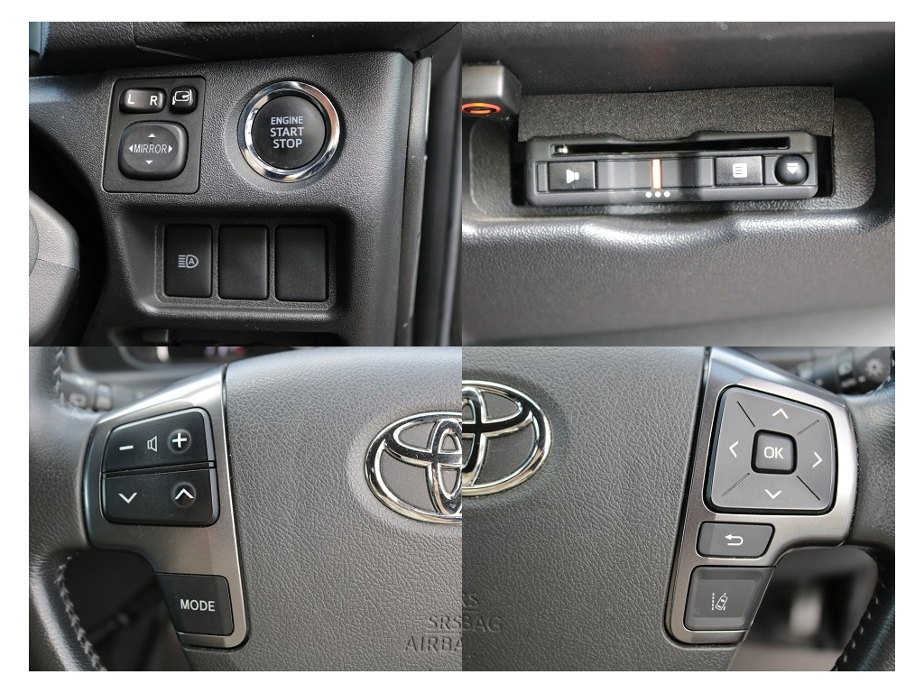 プッシュスタート・ETC・ステアリングスイッチなど運転するうえで嬉しい装備が充実しております♪