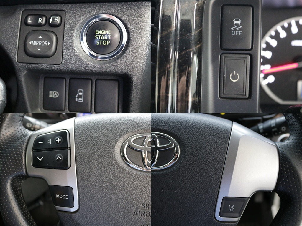 プッシュスタート・ステアリングスイッチなど運転するうえで嬉しい装備が充実しております♪