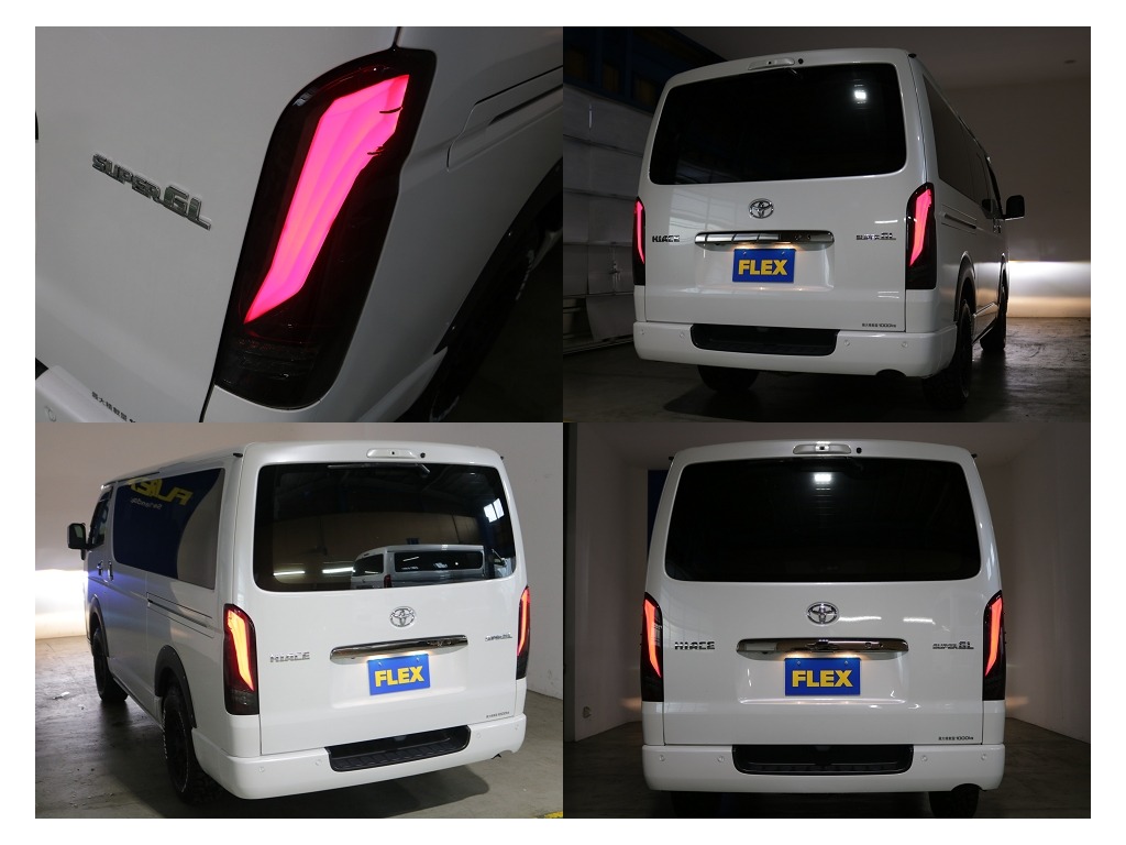 オメガLEDテールランプ装備済み！！暗い空間だとかっこよさがより一層増しますね！！