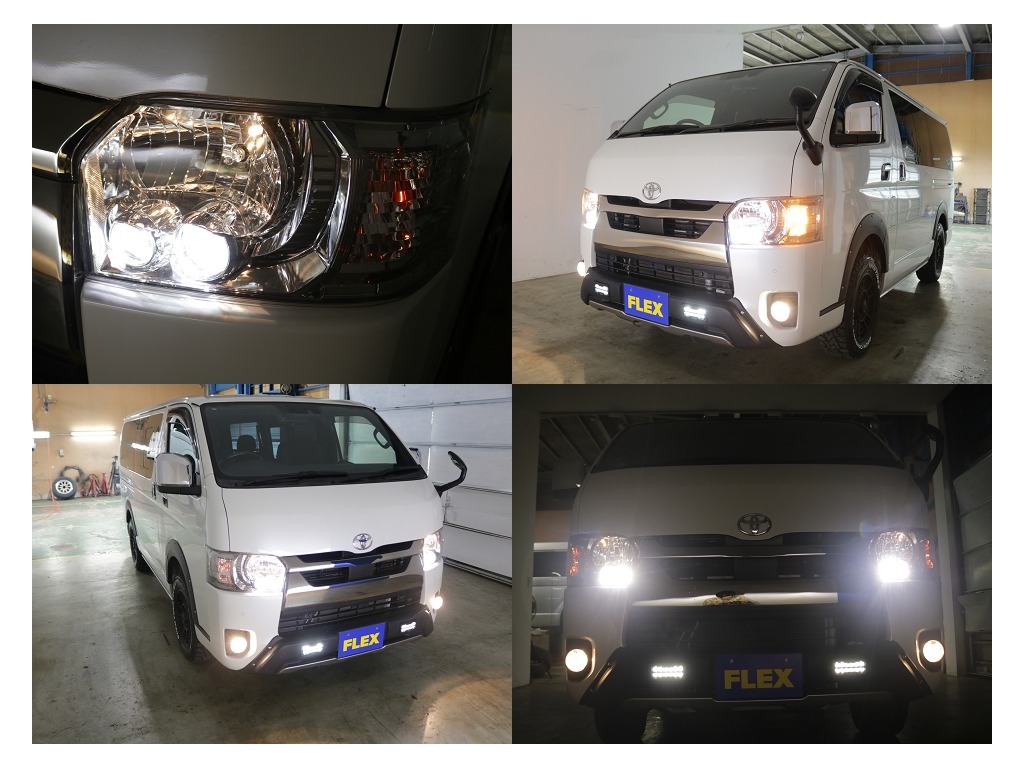 LEDヘットライトになっておりますので暗い道などでも明るく照らしてくれるので安心して運転していただけます！！