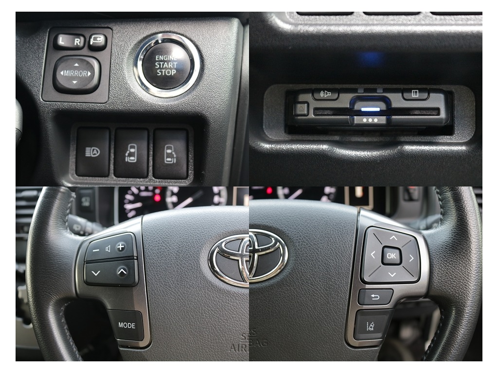 プッシュスタート・ETC・ステアリングスイッチなど運転するうえで嬉しい装備が充実しております！！