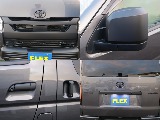 ブラックエディション施工済み！！メッキ部分やヘッドライトをブラックにすることで車両全体のかっこよさも統一感もアップ！！