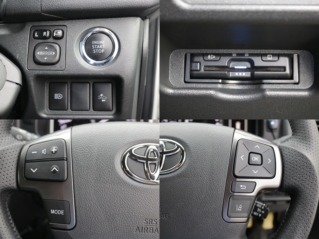 プッシュスタート・ETC・ステアリングスイッチなど運転するうえで嬉しい装備が充実しております！！