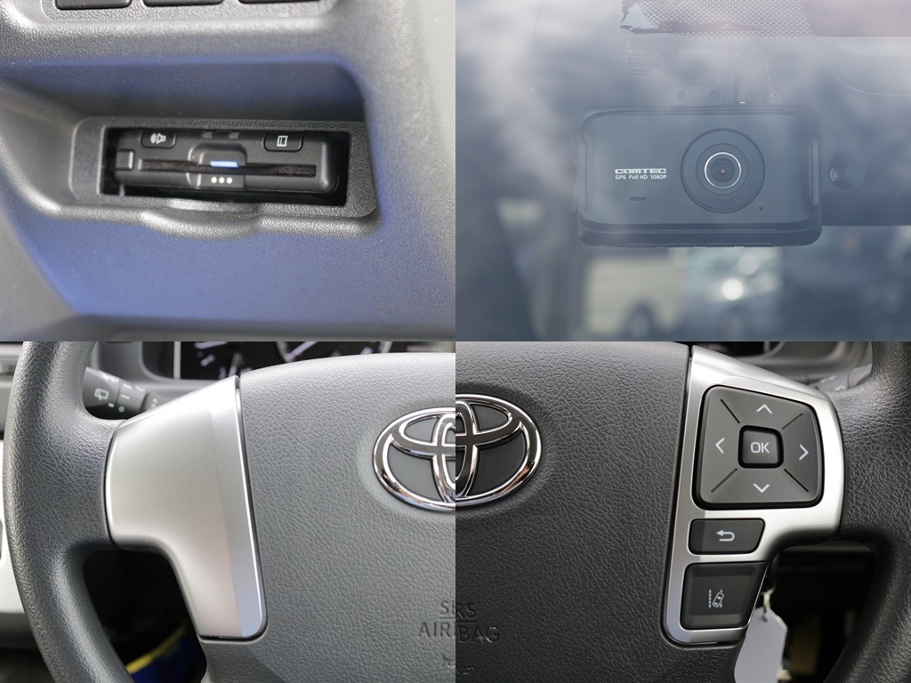 ETC・ステアリングスイッチ・前後ドライブレコーダーなど運転するうえで嬉しい装備が充実しております！！