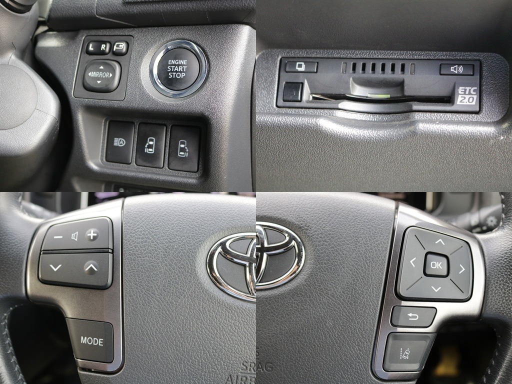 プッシュスタート・ETC・ステアリングスイッチなど運転するうえで嬉しい装備が充実しております！！
