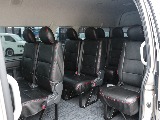 2列目以降全席にシートカバー装備済みで御座います！！汚れや劣化の緩和にもなりお手入れも楽になります♪