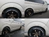デルフィーノライン　オーバーフェンダー装着済み！！ローダウンの視覚効果も飛び石などから車体を守ってくれる効果もあります！！