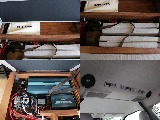 ベットキットの収納スペースや電装系も収納できちゃいます♪小物やキッチン用品なども収納できて邪魔にならないようになっております！！