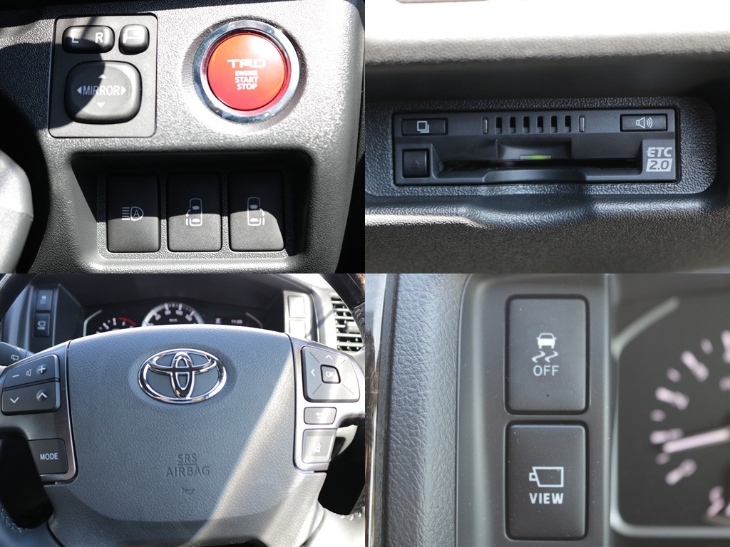 プッシュスタート・ETC2.0・ステアリングスイッチなど運転中に役立つ装備がすでに装備されております♪