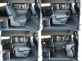 2列目は折りたたむことも前方に倒すこともできるようになっております！！シチュエーションに応じて自由自在♪