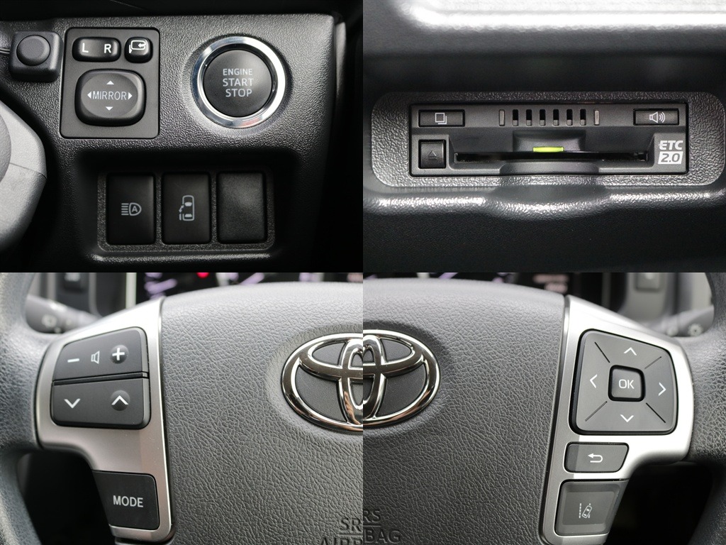 プッシュスタート・ETC2.0・ステアリングスイッチなど運転で役立つ装備が充実しております♪