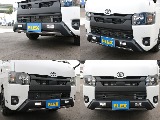 TRDデイライト付きフロントスポイラー装着！！エンジン始動と同時にかっこよく点灯します♪