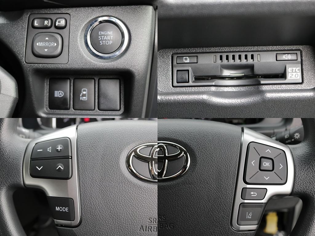 プッシュスタート・ETC・ステアリングスイッチなど運転の際に役立つ装備が充実しております♪