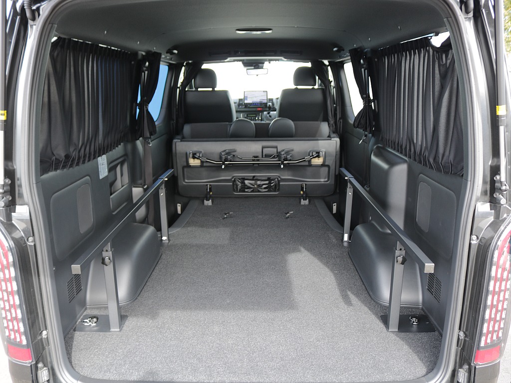 取り外しも可能になっておりますので大きい荷物でも楽々乗せられるラゲッチスペースも確保可能になっております♪