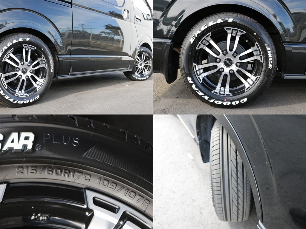 デルフ02　17インチAW＆グッドイヤーナスカータイヤ装着済み！！ブラックボディとの相性ばっちり♪