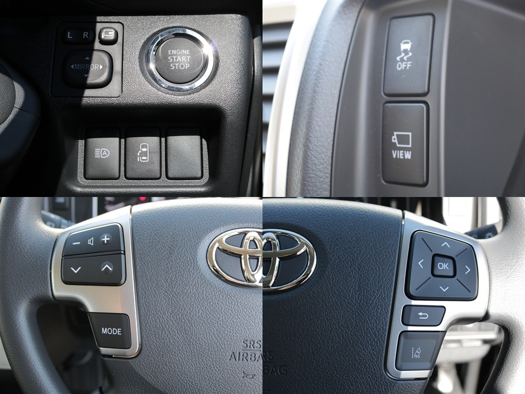 プッシュスタート・ETC・ステアリングスイッチなど運転するうえで役立つ装備が充実しております♪