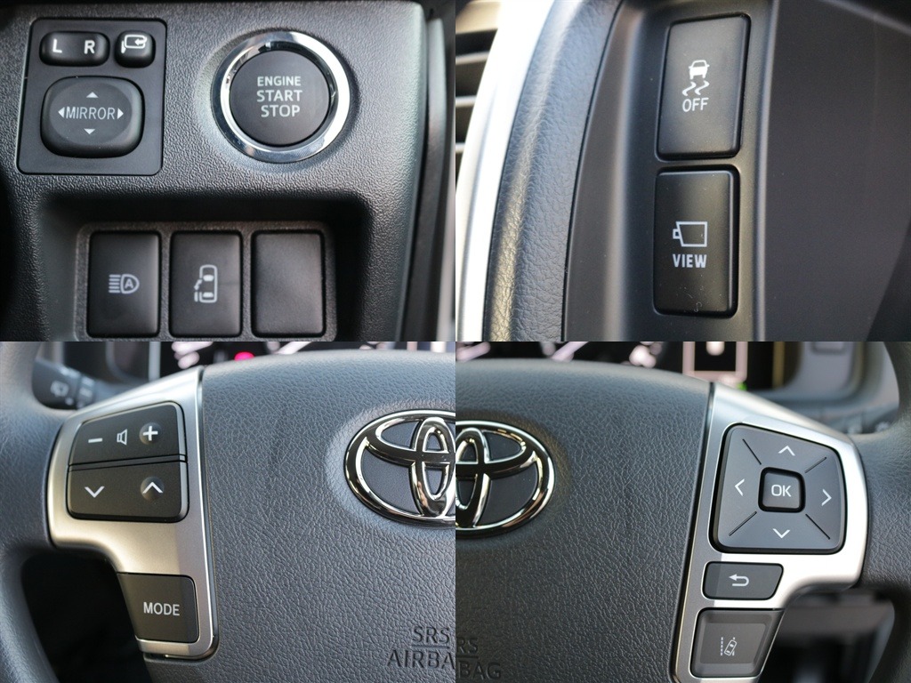 プッシュスタート・ETC・ステアリングスイッチなど運転するうえで役立つ装備が充実しております♪