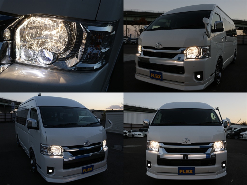 LEDヘッドライト装着済み！！夜間走行や暗い道でも明るく照らしてくれるので安心して運転していただけます！！