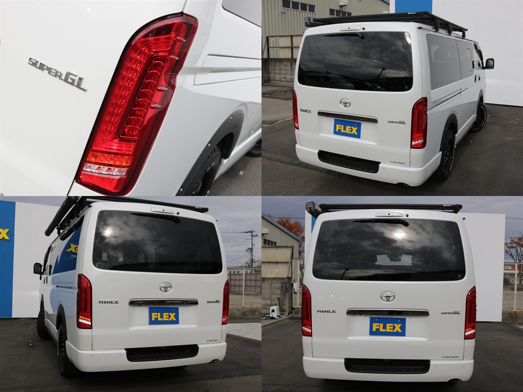 415コブラLEDテールランプ装着済み！！パールホワイトとの相性ばっちりでREDが目立ちますね♪