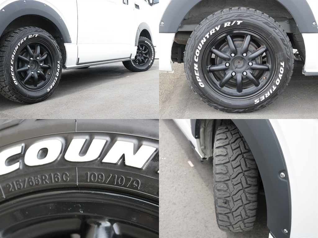 ファブレスヴァローネ　16インチAW＆オープンカントリーRTタイヤ装着済み！！外装カスタムとの相性ばっちりでさらにかっこよくなっております♪