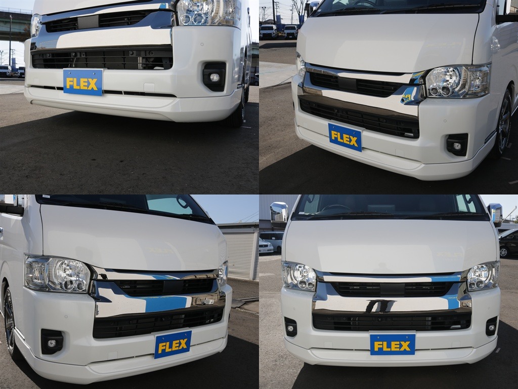 エセックスフロントスポイラー装着済み！！フェイスが一気に引き締まりかっこいい外装になりますね♪