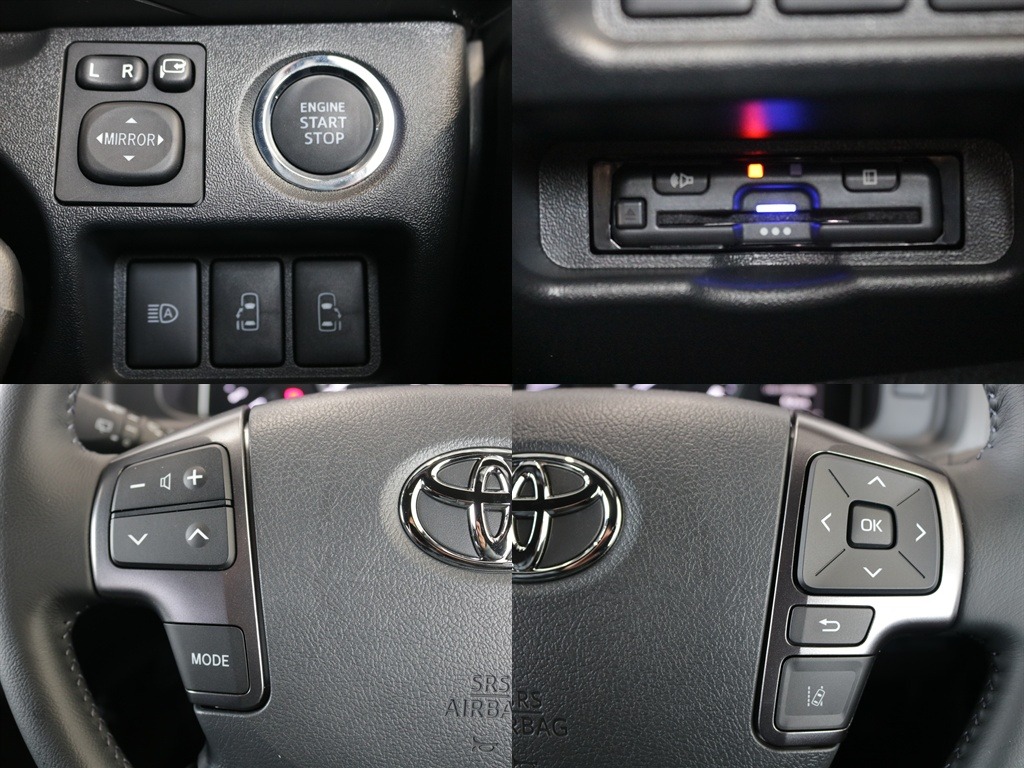 プッシュスタート・ETC・ステアリングスイッチなど運転の際役立つ装備が充実しております♪