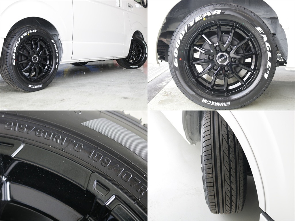 デルフ06　17インチAW＆グッドイヤーナスカータイヤ装着！！脚長と深リムを両立させたアルミホイール?