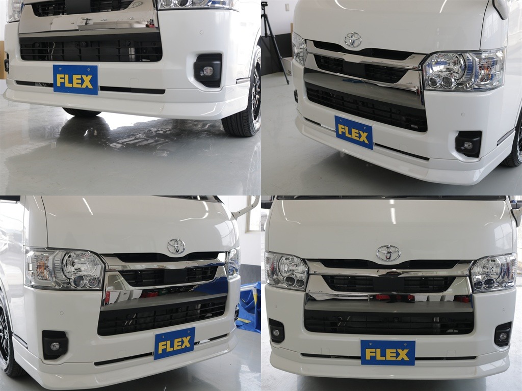 デルフィーノライン　フロントスポイラー装着済み！！フェイスが一気に引き締まりかっこよくなっております♪