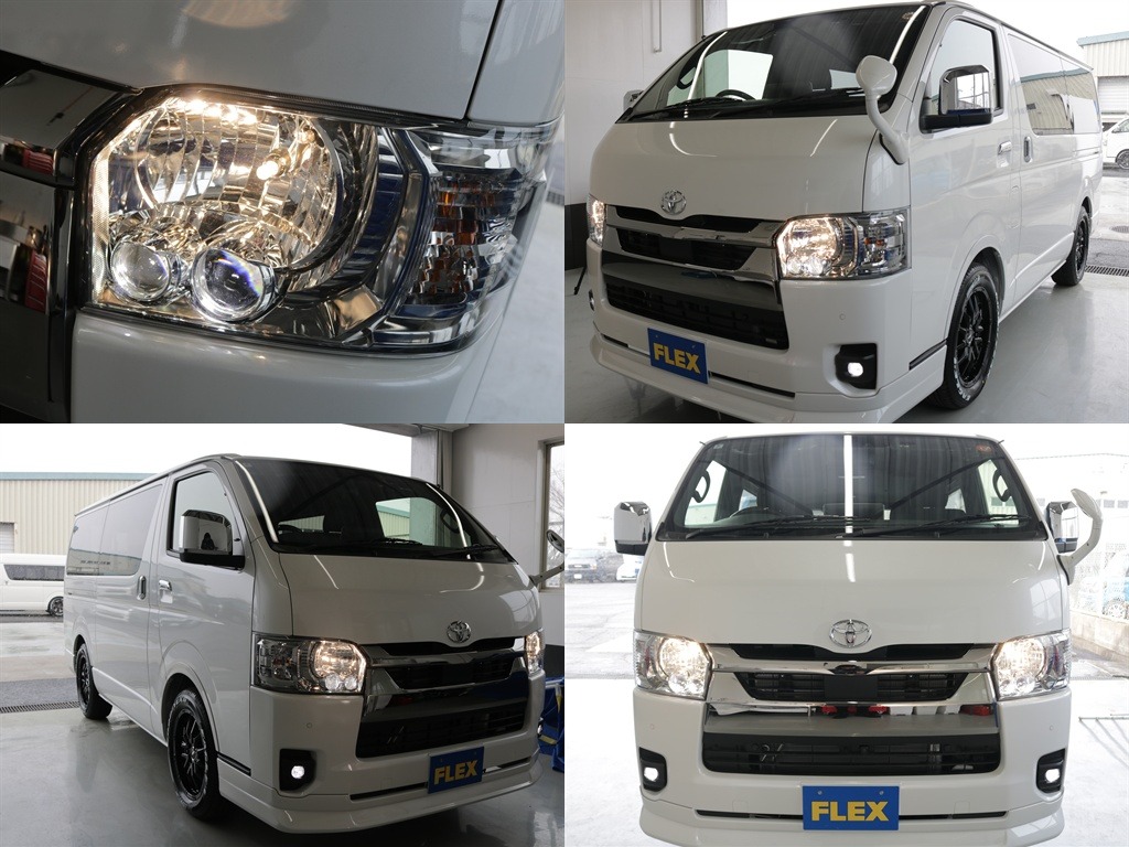 LEDヘッドライトになっておりますので夜間走行や暗い空間でも明るく照らしてくれるので安心して運転していただけます♪