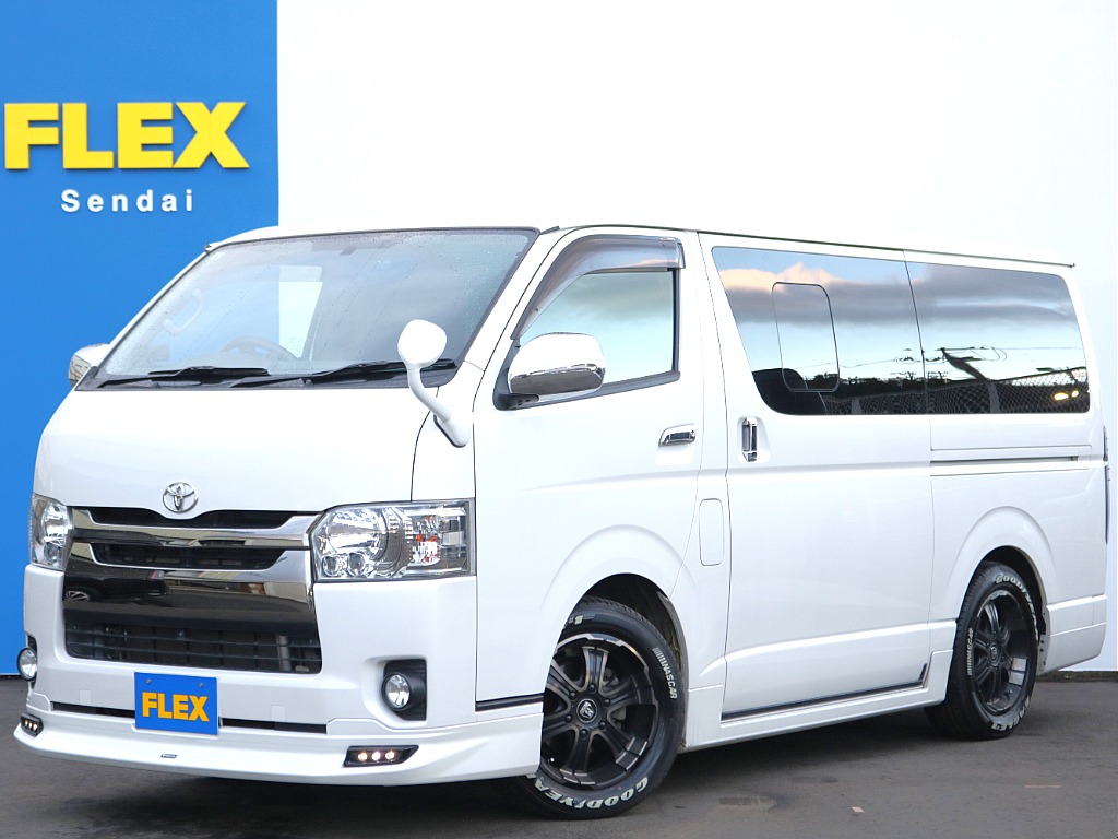 ★H28年式　ハイエース　スーパーGL　ダークプライム　ディーゼル４WD　★