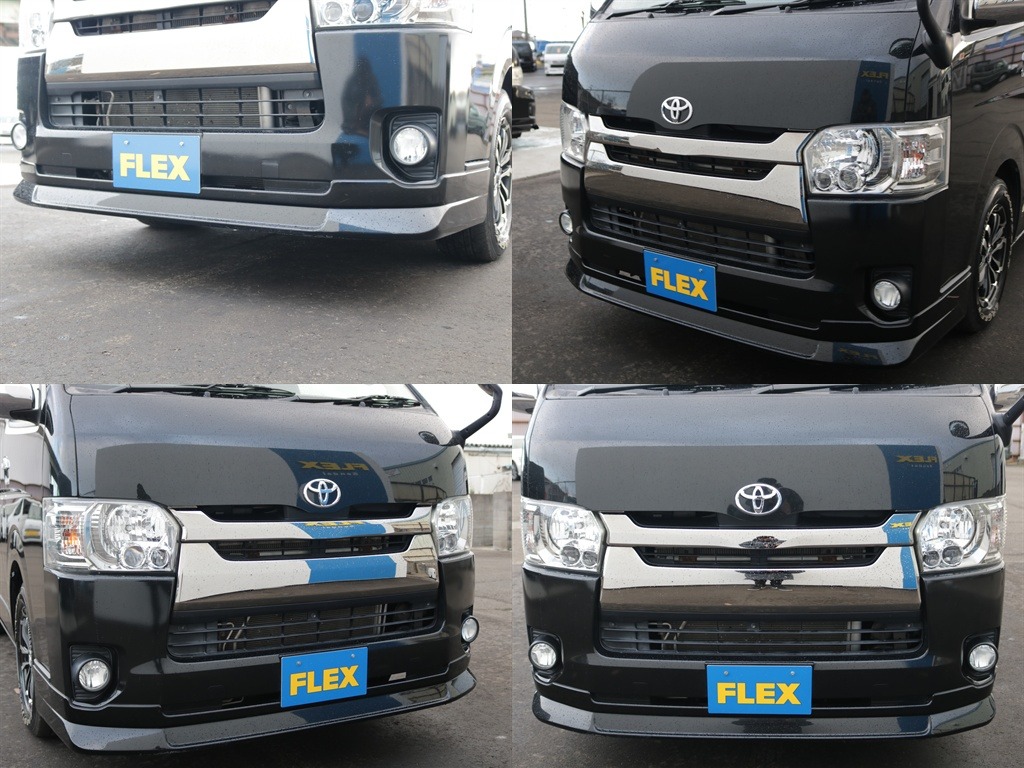 デルフィーノライン　フロントスポイラー装着済み！！フェイスが一気にかっこよくなりますね♪