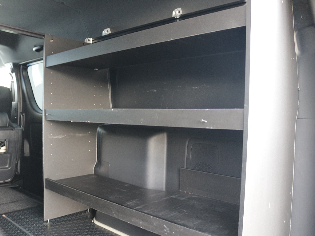 棚は4段階で分かれております！！ワイドバンならではのラゲッチスペースの広さを活用しております♪