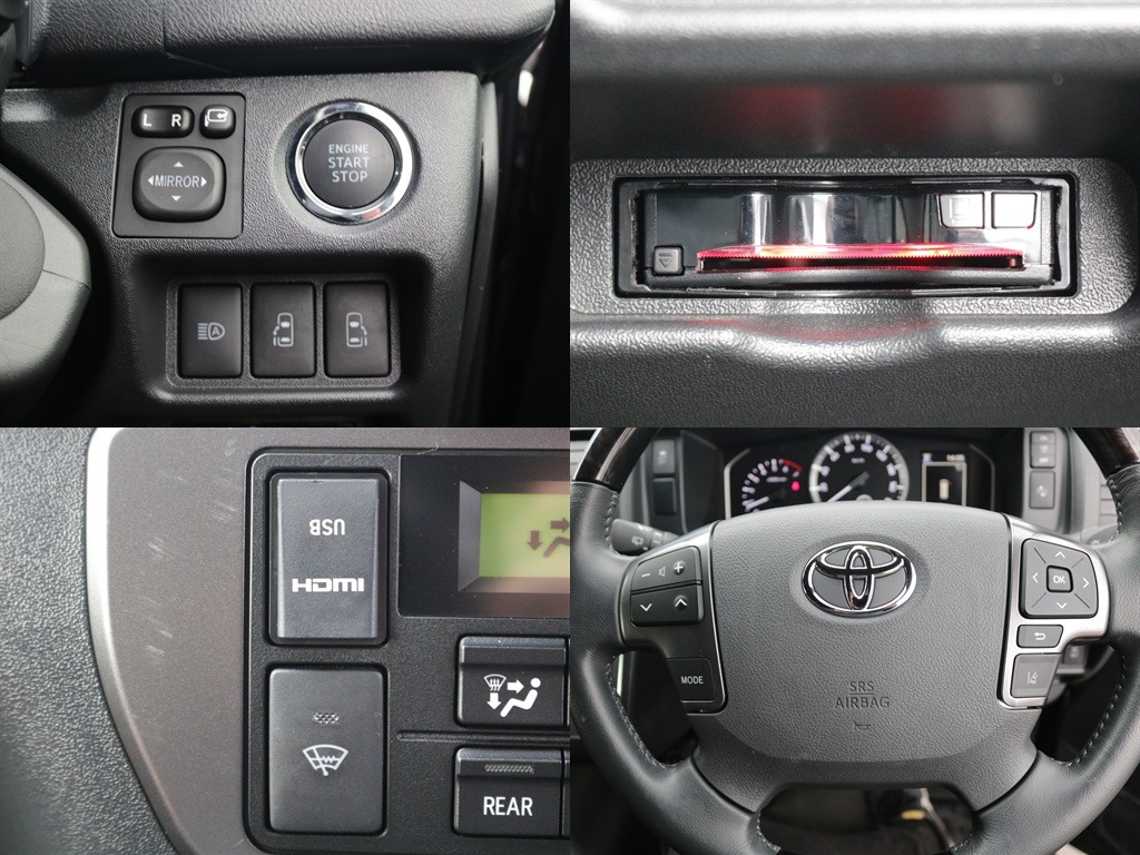 プッシュスタート・ETC・ステアリングスイッチなど運転するうえで嬉しい装備が充実しております♪