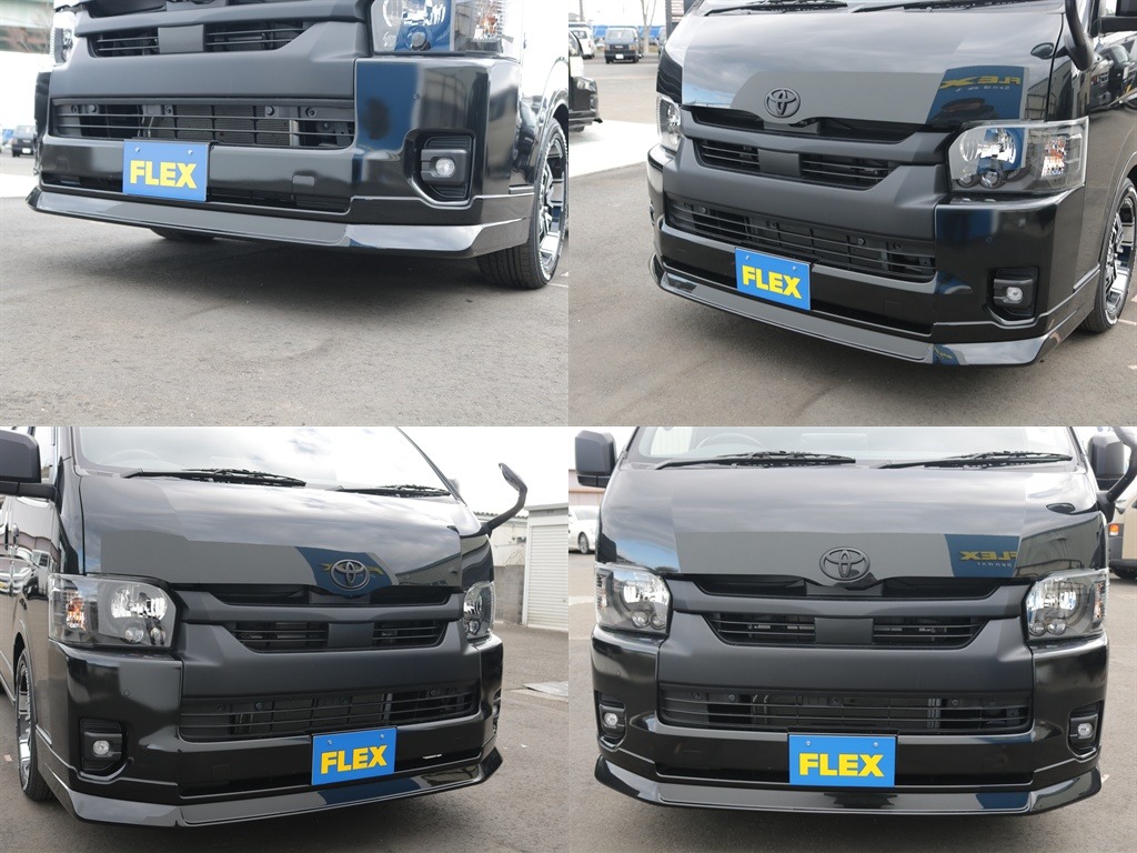 デルフィーノラインフロントスポイラー付き！！フェイス周りも一気にかっこよくしてくれますね♪